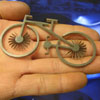 Water Jet Art Brass Bicycle