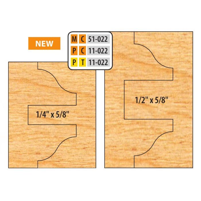 FREEBORN - PT-11-022 - T-ALLOY DOUBLE SIDED COPE & PATTERN SET Shaper Cutter