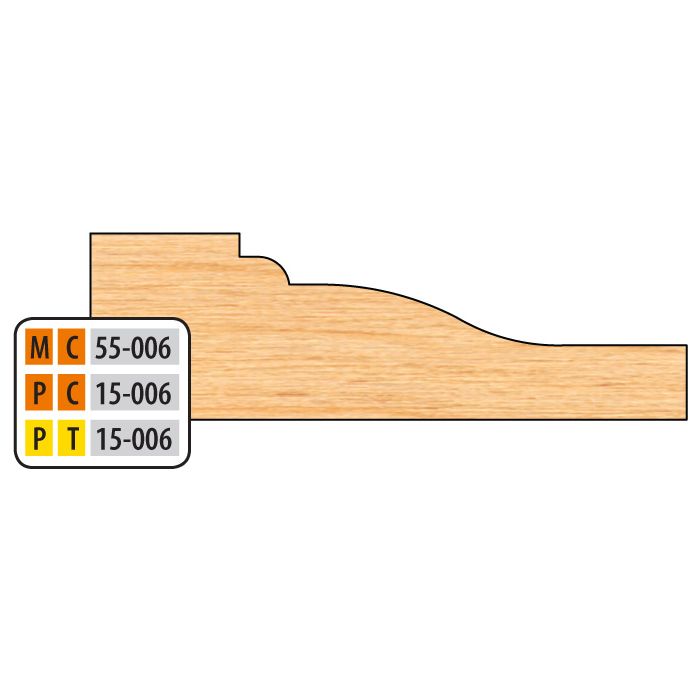 FREEBORN - MC-55-006 - CARBIDE RAISED PANEL CUTTER Shaper Cutter