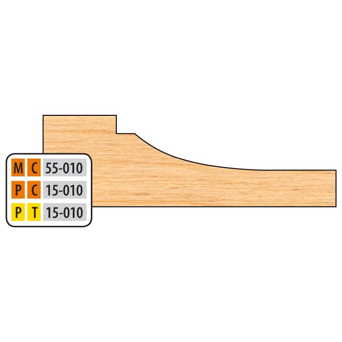FREEBORN - MC-55-010 - CARBIDE RAISED PANEL CUTTER Shaper Cutter