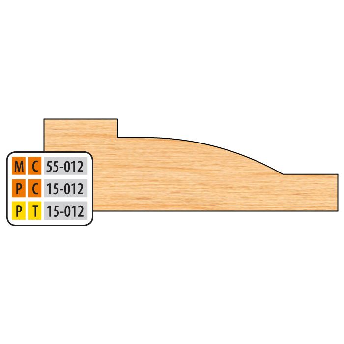 FREEBORN - MC-55-012 - CARBIDE RAISED PANEL CUTTER Shaper Cutter