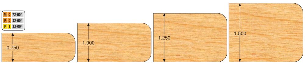 FREEBORN - MC-72-004 EXPANDABLE DOUBLE EASING SET Shaper Cutter