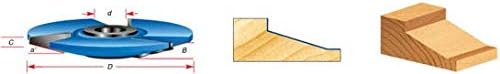 Amana Tool - SC504 Carbide Tipped 3-Wing Traditional Raised Panel 17 Deg x 5-1/2 Dia x 5/8