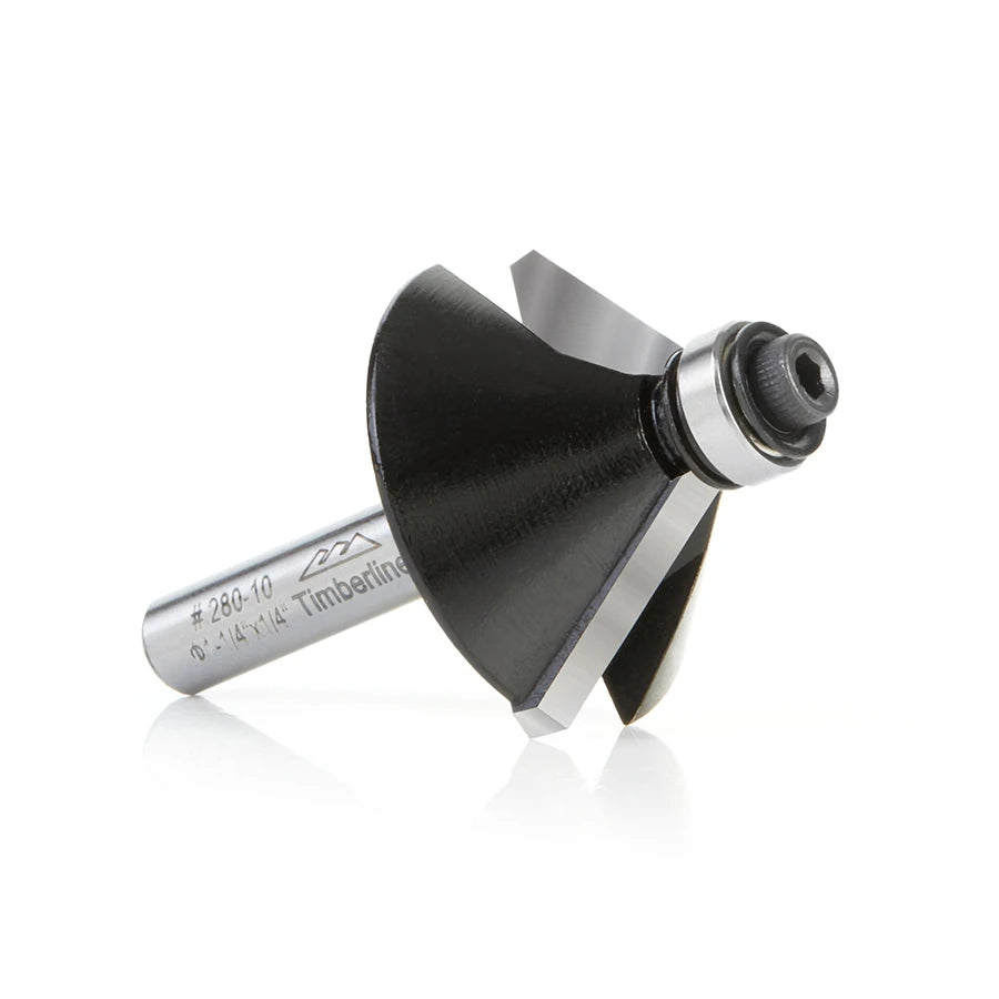 Amana Tool - 280-10 - TIMBERLINE CHAMFER BIT 1/4 SHK