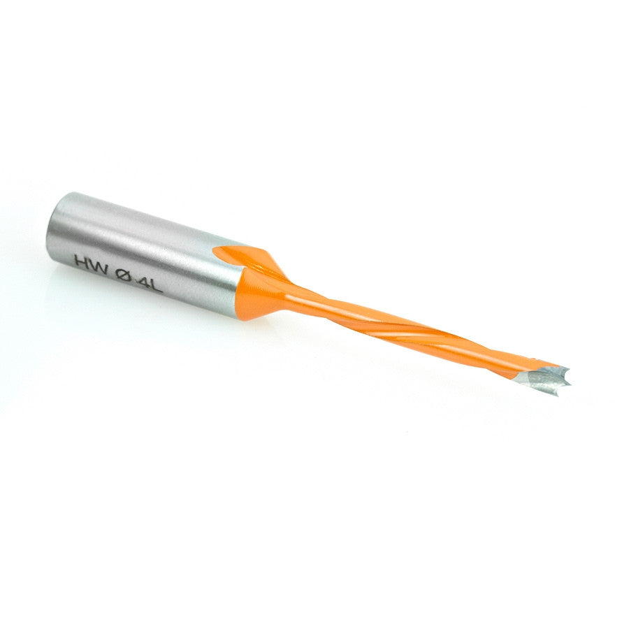 Amana Tool - 302004 - 4MM BRAD POINT L/H 77MM LONG.