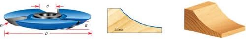 Amana Tool - SC400 Carbide Tipped 3-Wing Cove Raised Panel 4-15/16 Dia x 11/16 x 1/2 & 3/4