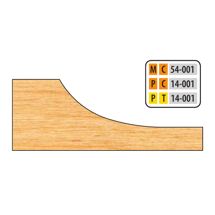 FREEBORN - PC-14-001 - CARBIDE RAISED PANEL CUTTER Shaper Cutter