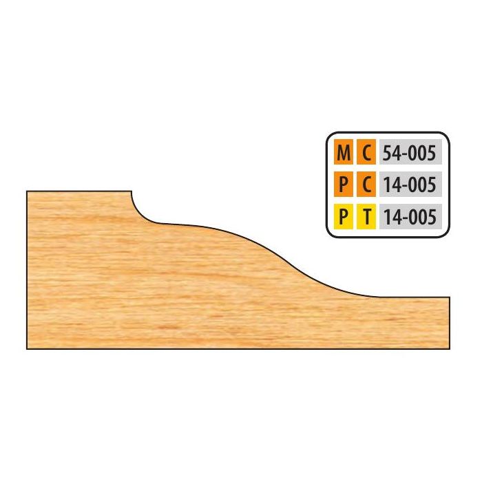 FREEBORN - PC-14-005 - CARBIDE RAISED PANEL CUTTER Shaper Cutter