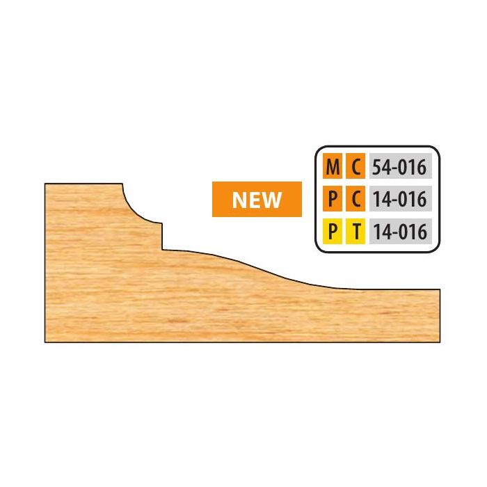 FREEBORN - MC-54-016 - CARBIDE RAISED PANEL CUTTER Shaper Cutter