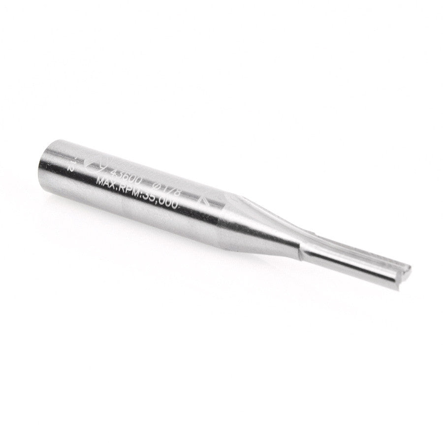 Amana Tool - 43600 - 2 FLUTE PLUNGE 1/8" DIA. S.C.