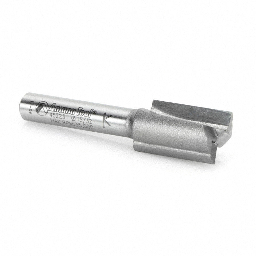 Amana Tool - 45223 - 2 FLUTE 15/32 DIA 1/4 SHANK