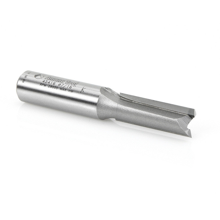 Amana Tool - 45416 - 2 FLUTE 7/16 DIA 1/2 SHANK