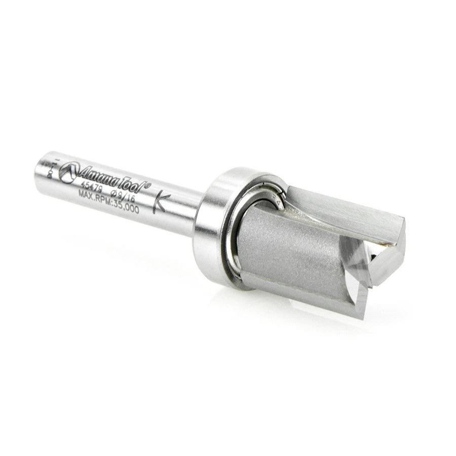 Amana Tool - 45479 - 9/16"X 3/4"PLUNGE 1/4"SHK W/BB