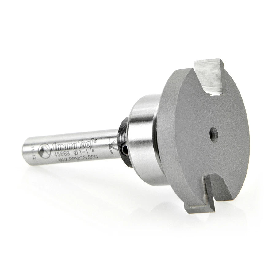 Amana Tool - 45669 - 1/4 KERF 1-1/4 T-SLOT UPPER BB
