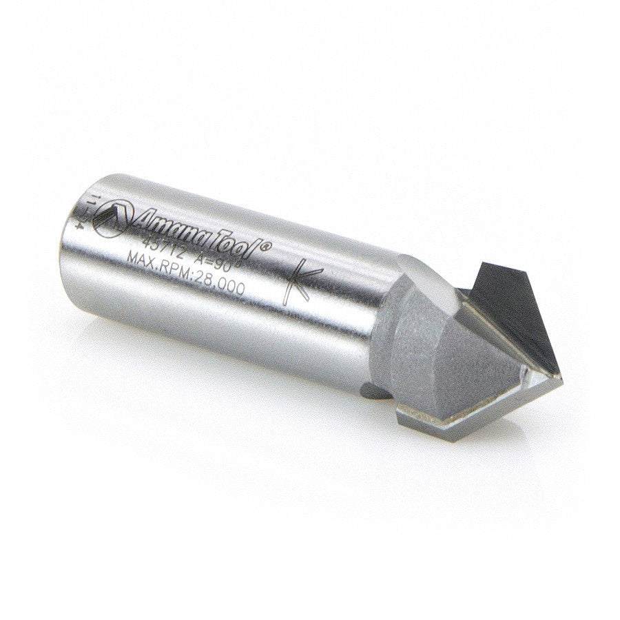 Amana Tool - 45712 - 90DV GROOVE 5/8 DIA 1/2 SHANK.