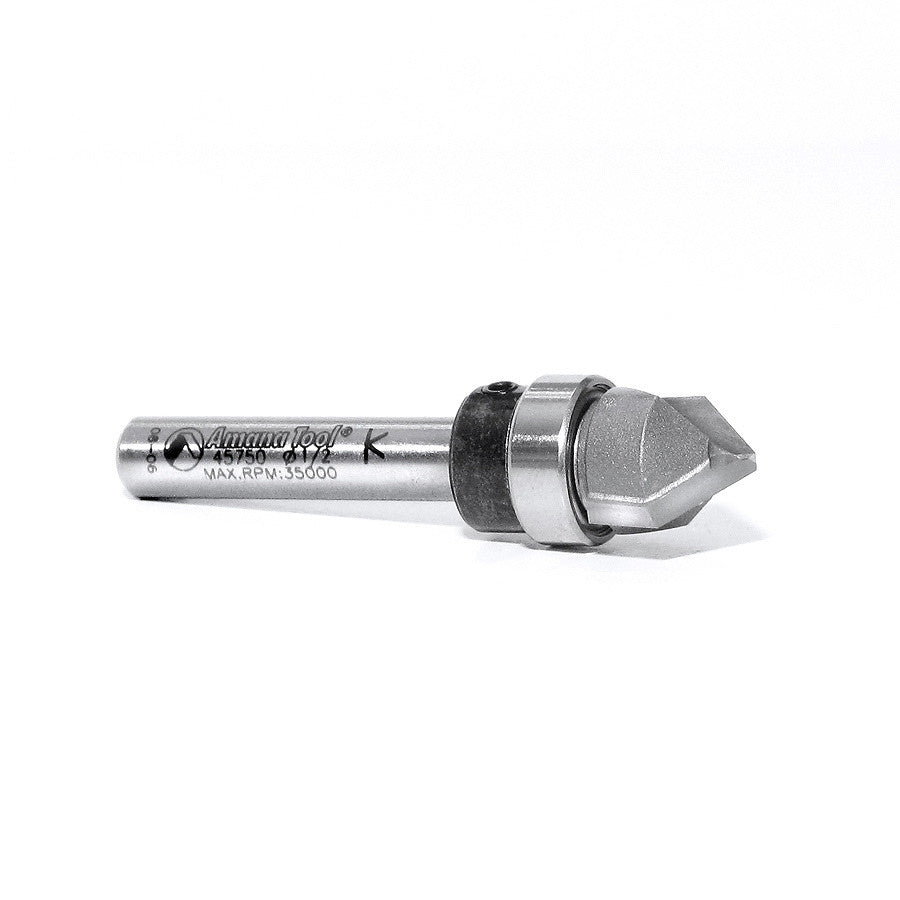 Amana Tool - 45750 - 90D VGROOVE 1/2 DIA. UPPER B.B