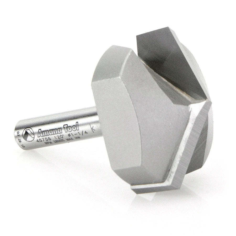 Amana Tool - 45756 - 120D VGROOVE 1-1/4 DIA 1/4 SHK