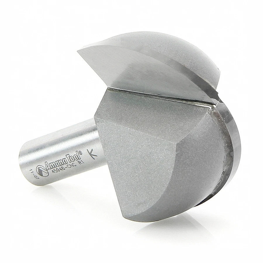 Amana Tool - 45948-CNC - CORE BOX 1" RAD. FOR CNC.