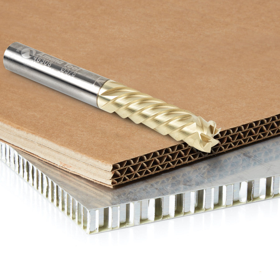 Amana Tool - 46302 - 1/4 DIA. ZrN HONEYCOMB BIT