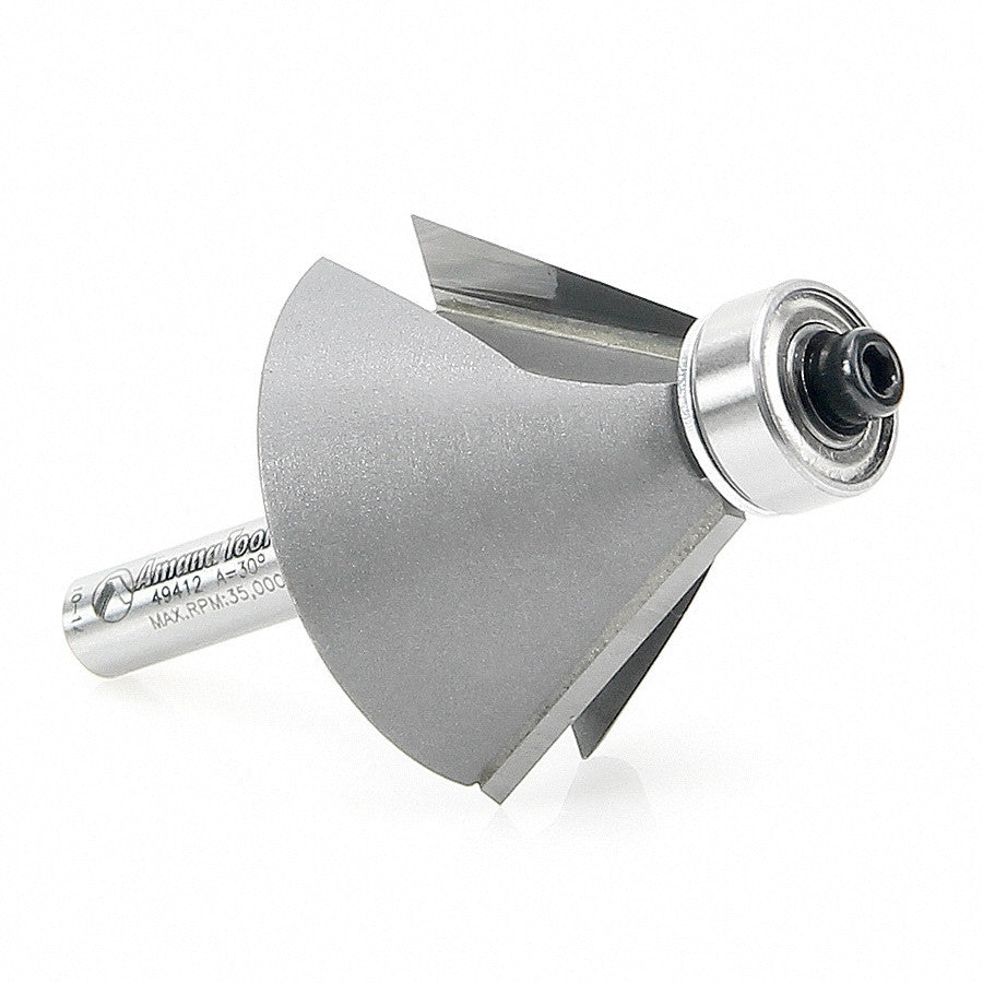 Amana Tool - 49412 - 30 DEGREE CHAMFER 1/4 SHANK