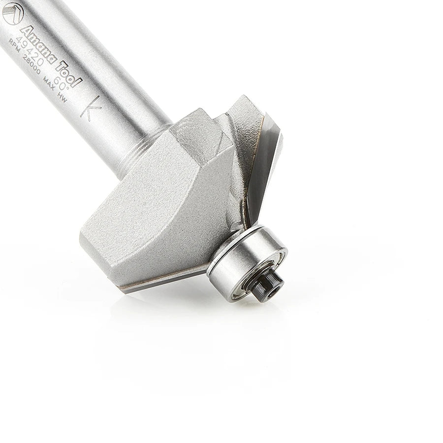Amana Tool - 49420 - 60D CHAMFER 1-1/2"DIA 1/2"SHNK