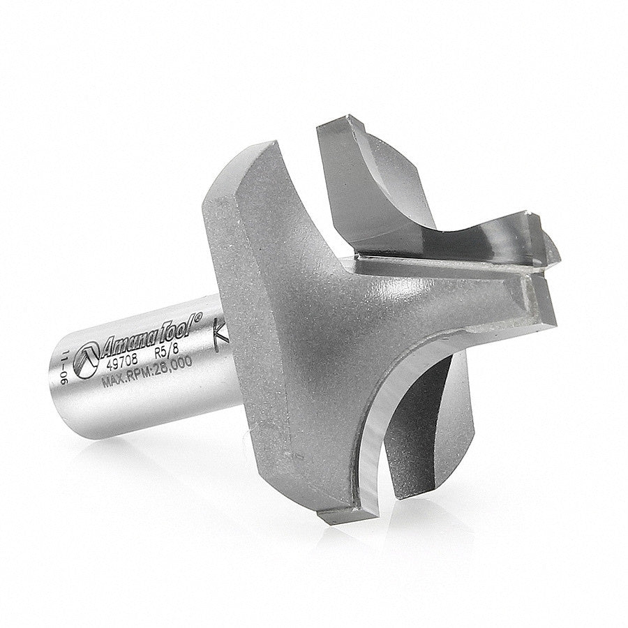 Amana Tool - 49708 - PLUNGE ROUND 5/8 RAD 1/2 SHANK