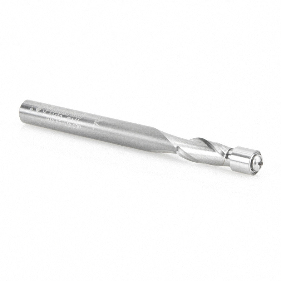 Amana Tool - 51422 - ALUMINUM FLUSH TRIM 1/4 DIA UP