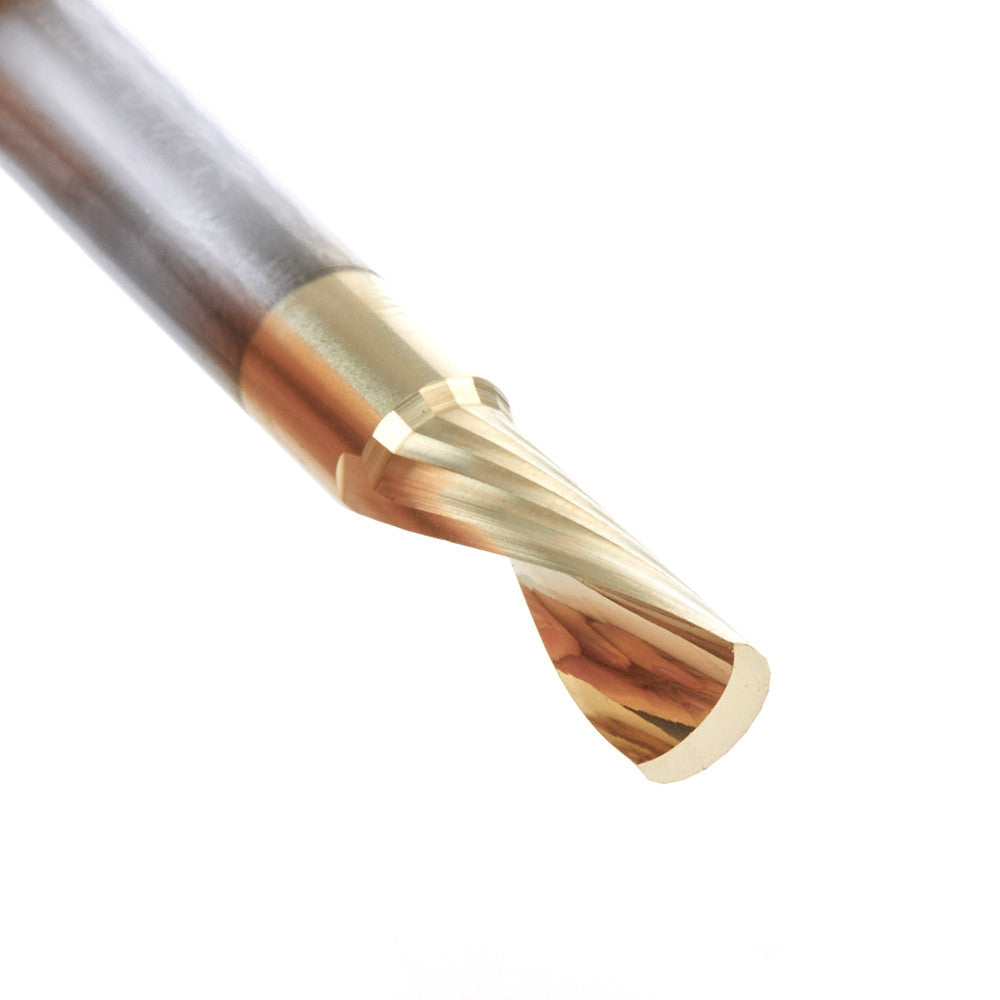 Amana Tool - 51502-Z - 1/4Dx1/4"SHK SPIRAL O ALU ZRN