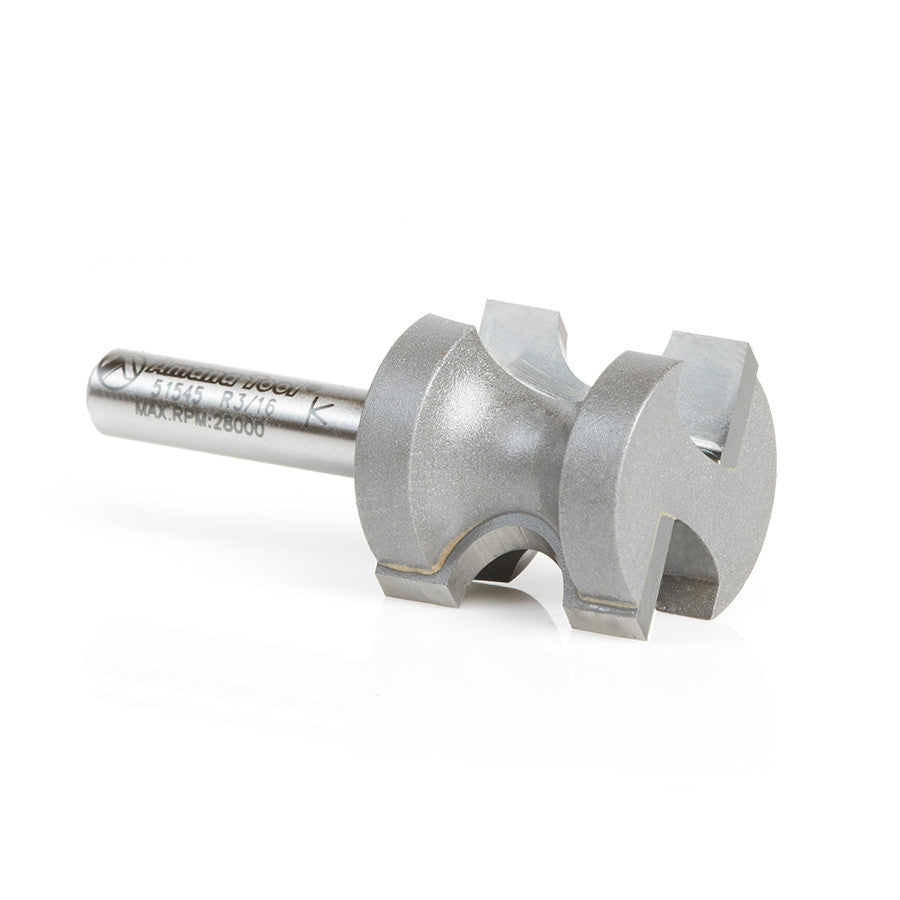 Amana Tool - 51545 - BULL NOSE 3/16 RAD 1/4" SHANK