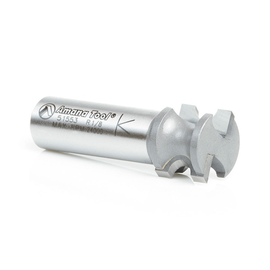 Amana Tool - 51553 - BULL NOSE 1/8" RAD. 1/2 SHANK
