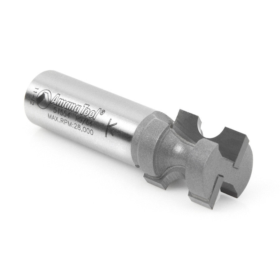 Amana Tool - 51554 - BULL NOSE 9/64" RAD. 1/2 SHANK