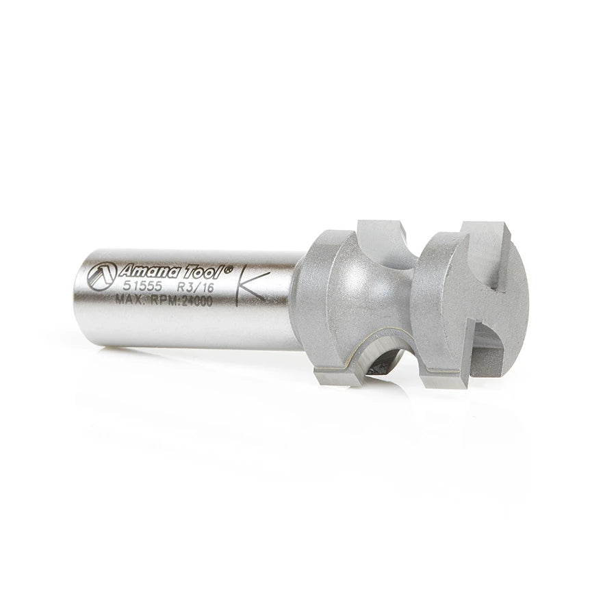 Amana Tool - 51555 - BULL NOSE 3/16 RAD. 1/2 SHANK