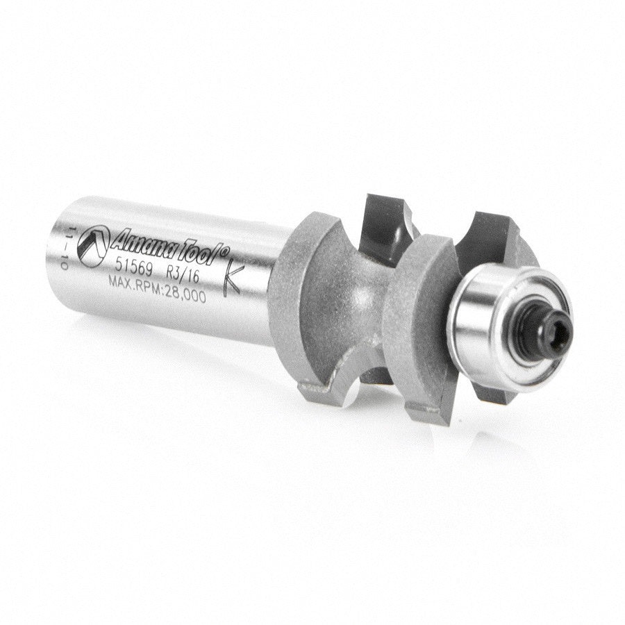 Amana Tool - 51569 - BULL NOSE 13/64 RADIUS W/B.B.