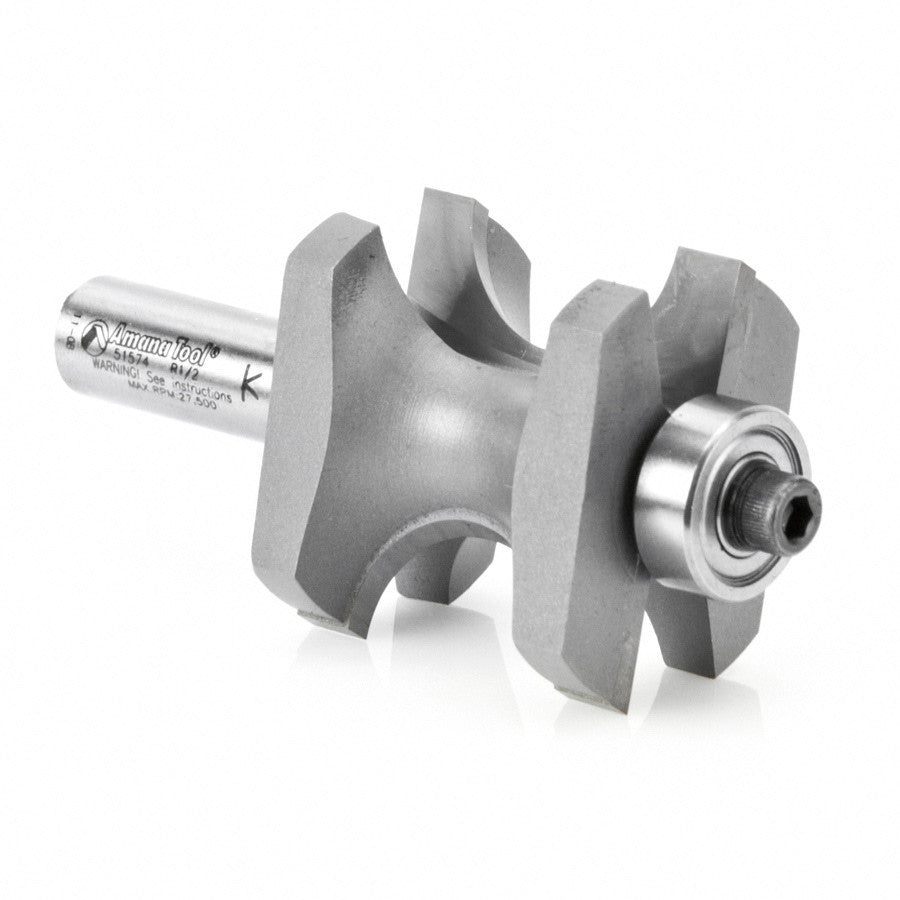 Amana Tool - 51574 - BULL NOSE WITH B.B. 1/2 SHANK