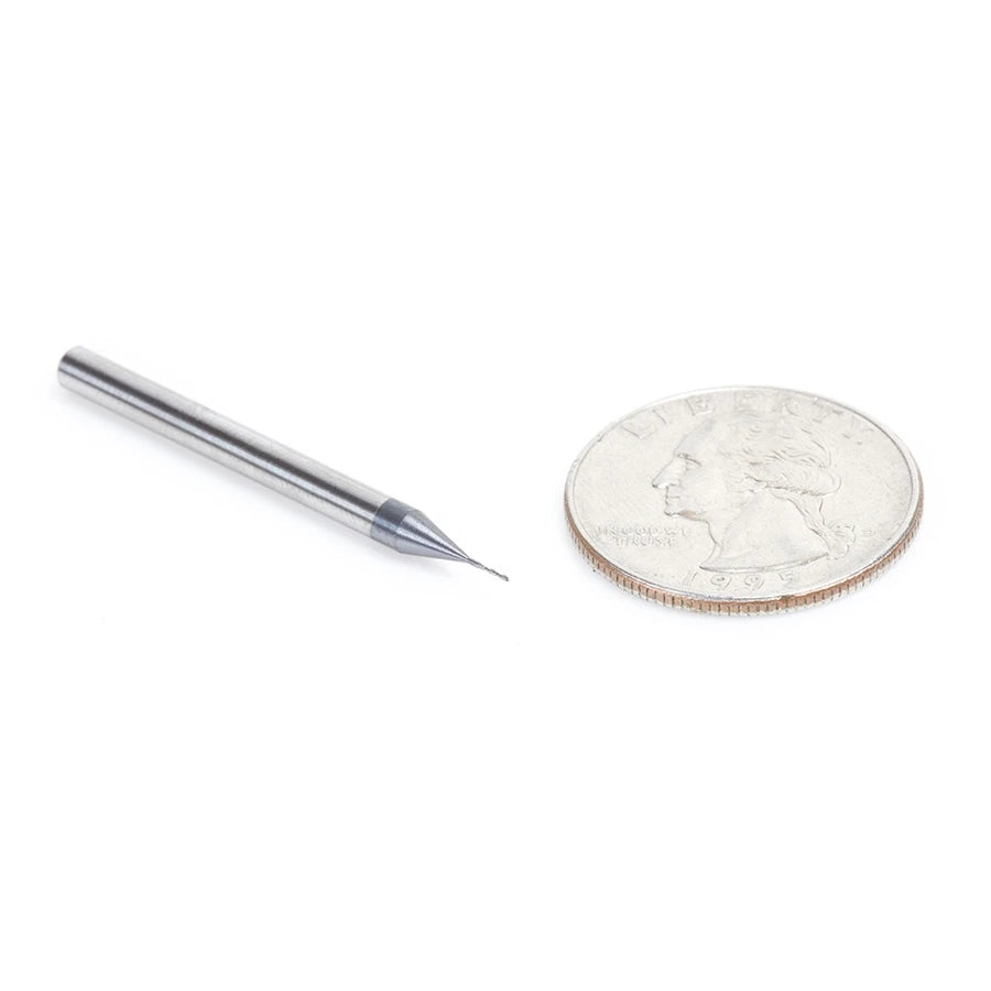 Amana Tool - 51661 - .015"D 2FL SQUARE MINI AlTiN