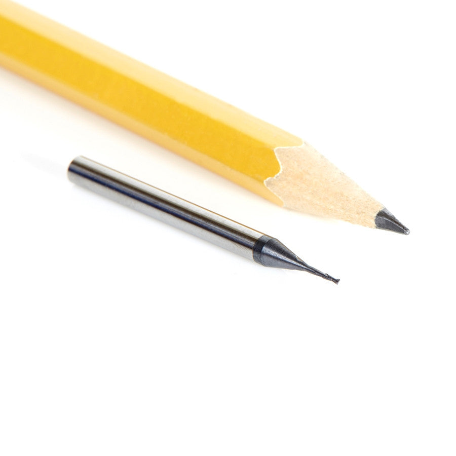 Amana Tool - 51663 - .025"D 2FL SQUARE MINI AlTiN