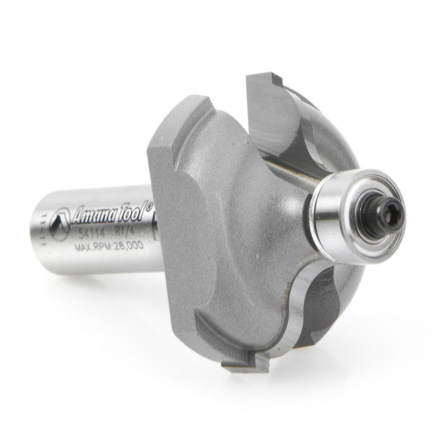 Amana Tool - 54114 - OGEE FILLET 1-5/8 DIA. 1/2 SHK