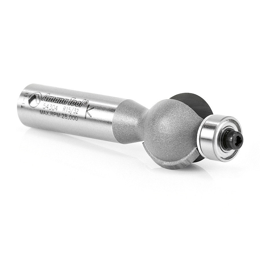 Amana Tool - 54304 - FLUTE BIT 15/32" RAD 1/2 SHANK