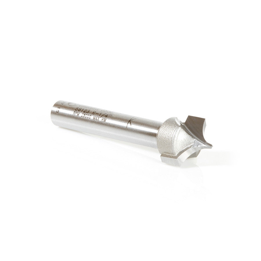 Amana Tool - 56123 - POINT/ROUNDOVER 1/4"Rx1/4"SHK