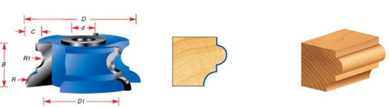 Amana Tool SC630 Carbide Tipped 3-Wing Molding