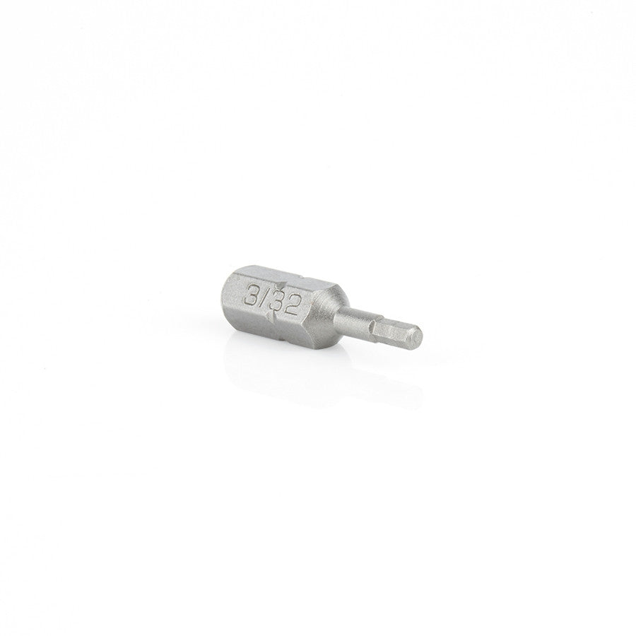 Amana Tool - 608-662 - 5 PC HEX BIT 3/32 TIP 1" LONG
