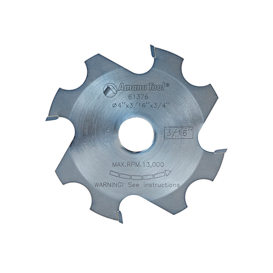Amana Tool - 61376 - 3/16" KERF 4"/4Tx3/4" BORE