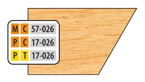 FREEBORN - MC-57-026 - CARBIDE DOOR EDGE DETAIL BEVEL CUTTER Shaper Cutter