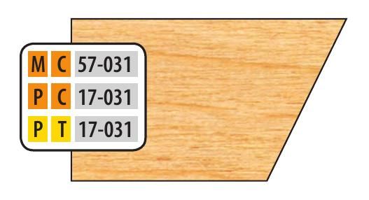 FREEBORN - MC-57-031 - CARBIDE DOOR EDGE DETAIL BEVEL CUTTER Shaper Cutter