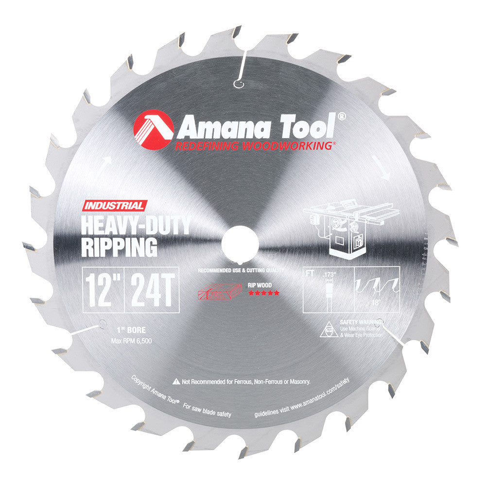 Amana Tool - 712240 - 12"/24T RIPPING STRAIGHT GRIND