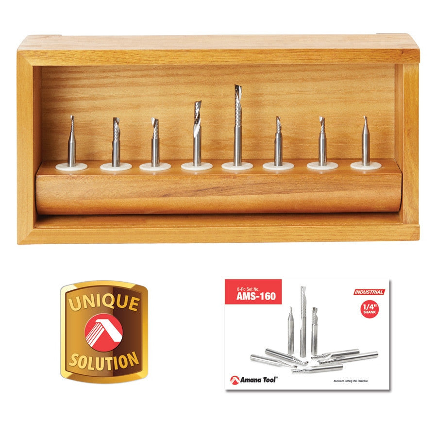 Amana Tool - AMS-160 - 8PC SC COLLECTION X ALUMINUM
