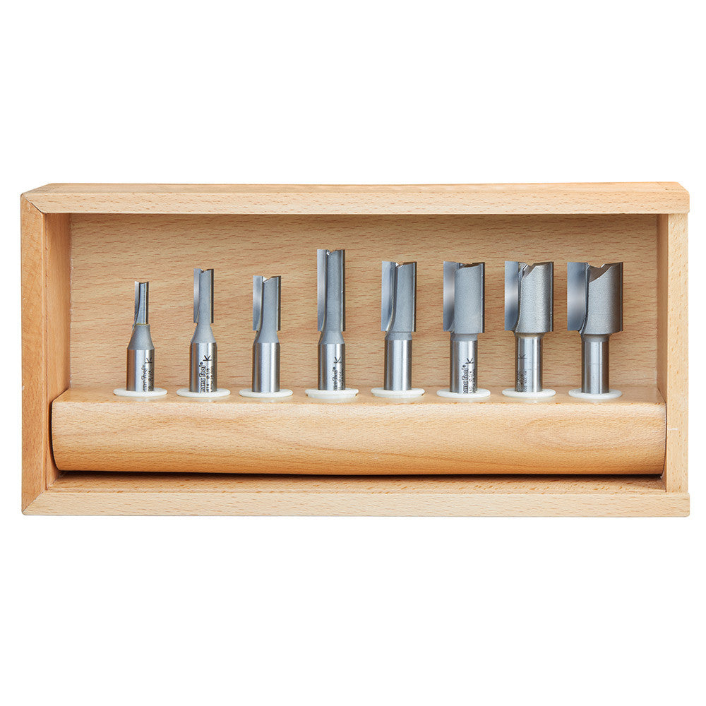 Amana Tool - AMS-104 - 8PCS STRAIGHT PLUNGE 1/2 SHANK