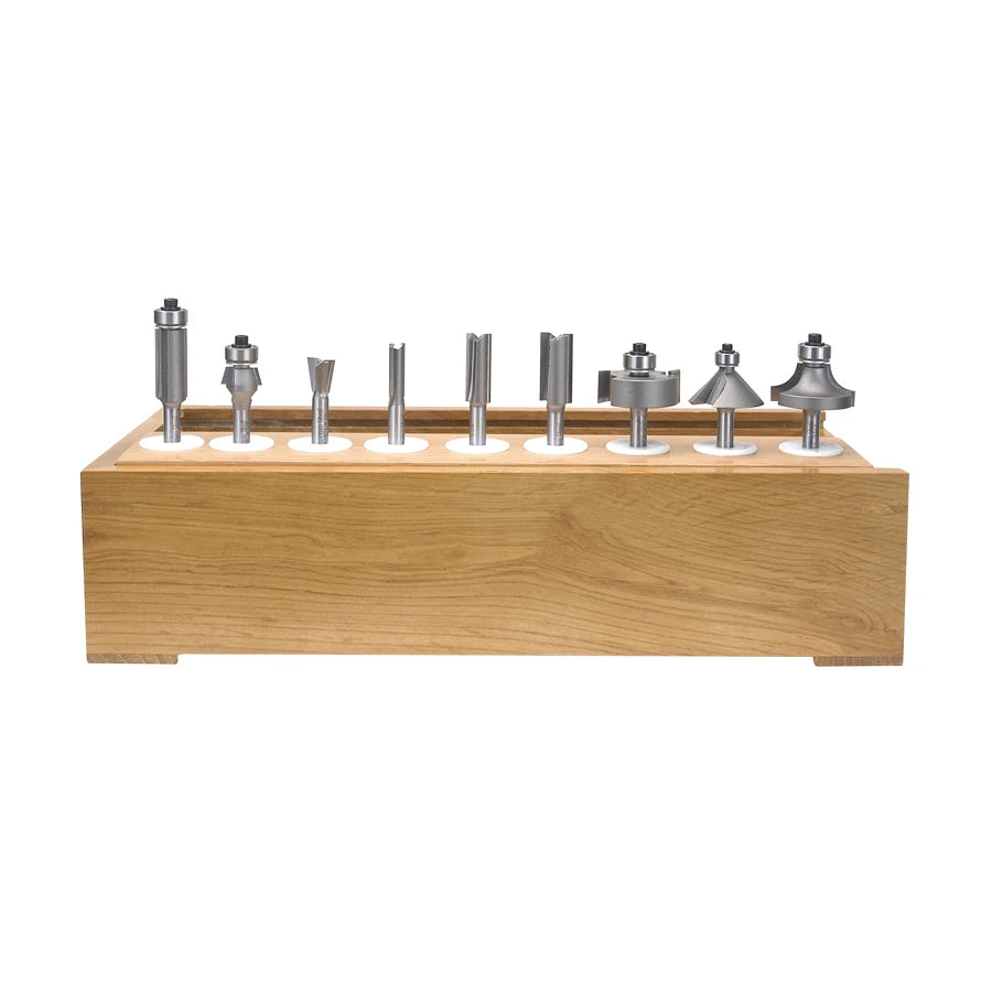 Amana Tool - AMS-111 - 11-PIECE ROUTER SET 1/4 SHANK
