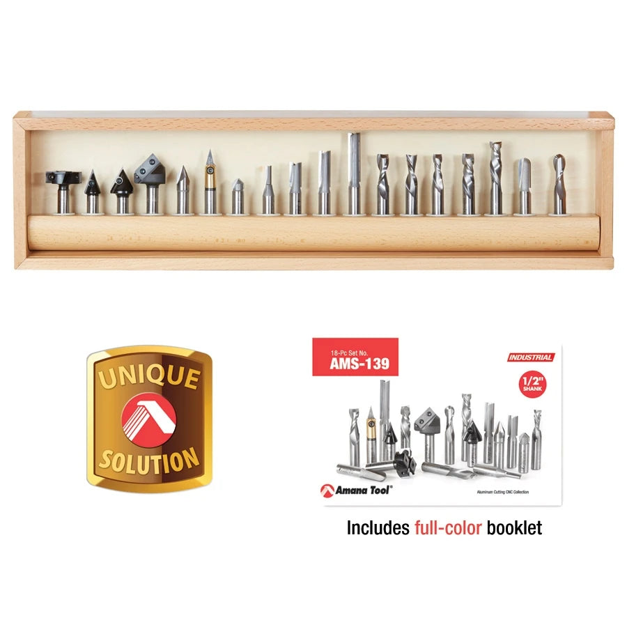 Amana Tool - AMS-139 - 18PC ADVANCED GENERAL PURPOSE