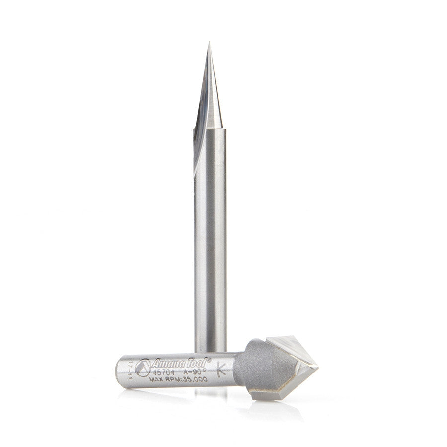Amana Tool - AMS-193 - 2 PC SIGNMAKING/ENGRAVING PACK
